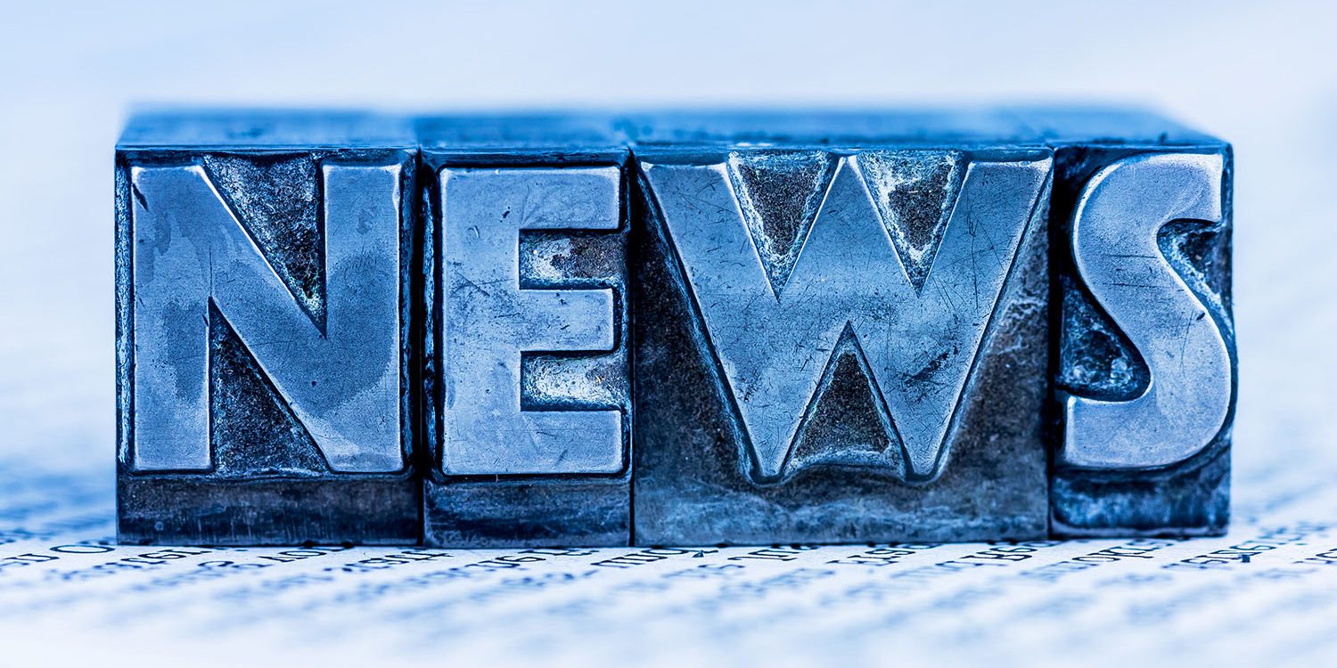 News in Bleibuchstaben